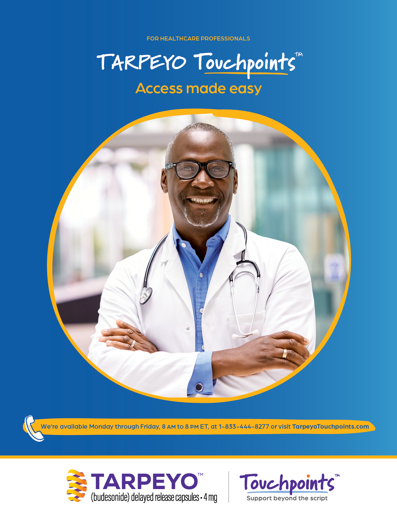 Tarpeyo Touchpoints HCP Brochure cover