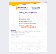 A guide image titled "Getting Patients Started" to help healthcare providers establish a patient on TAPPEYO.