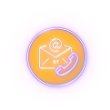 Icon showing an email envelope and phone, representing contact options for Tarpeyo support.